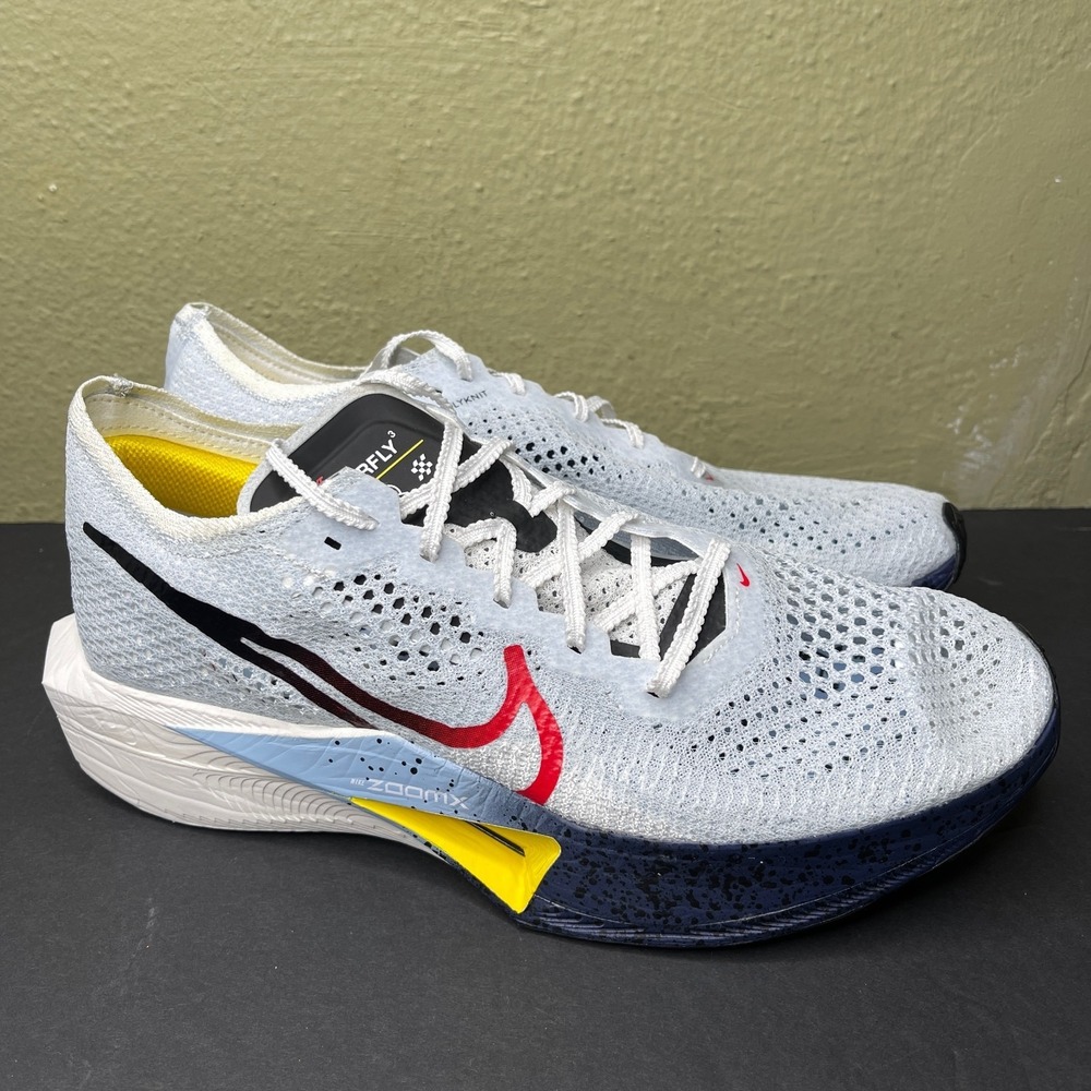 Nike Vaporfly Next% 3 Men's Size 10.5 Pure Platinum Psychic Blue Running Shoes